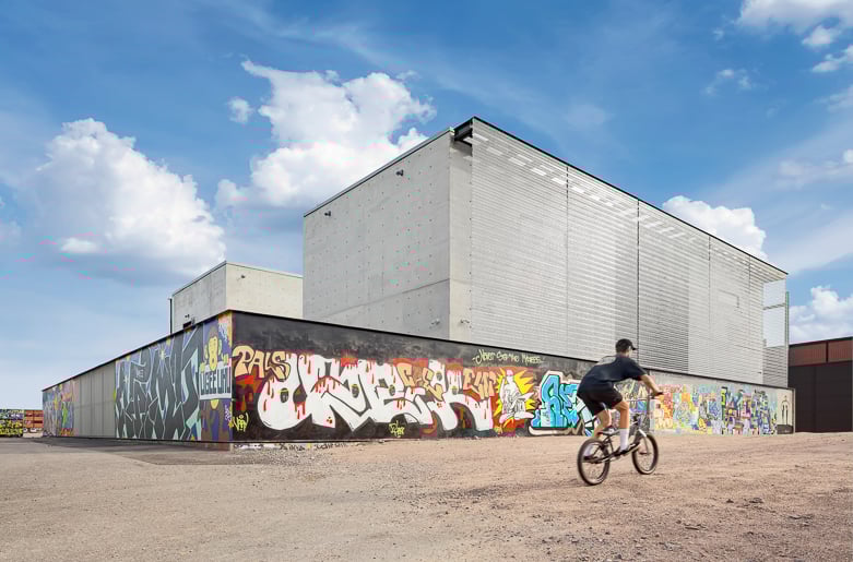 case_kalasataman sähkönsyöttöasema ja graffitiseinä
